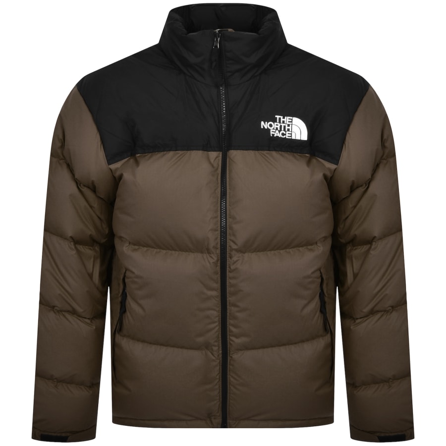 The North Face 1996 Retro Nuptse Jacket Men s L Smokey Brown TNF Black